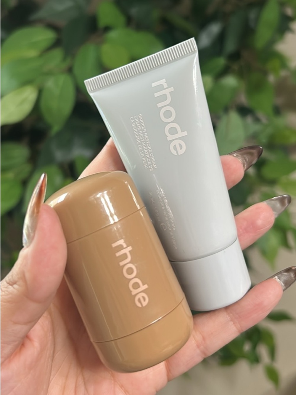 Rhode pocket blush & barrier cream set